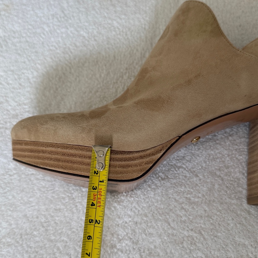 Tan Suede Ankle Boots - Picture 7 of 8